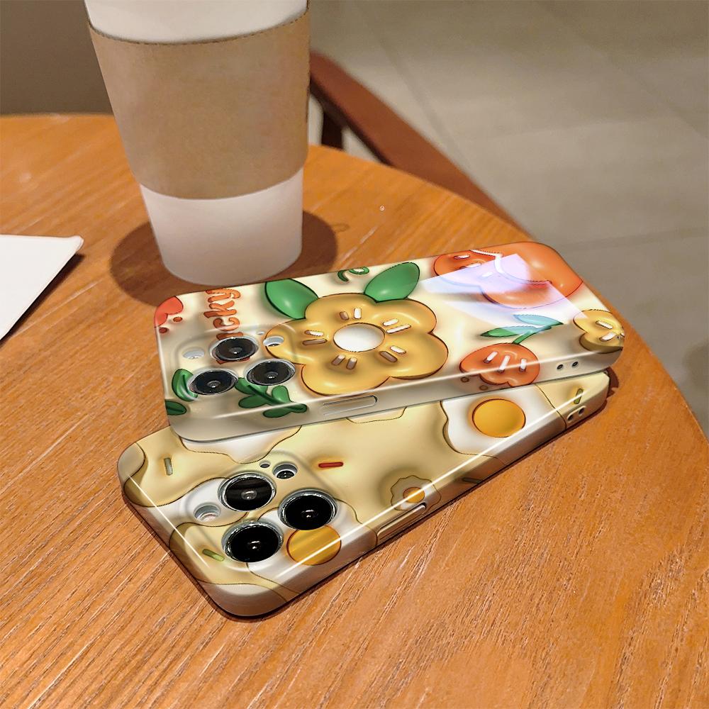 All-inclusive-Film-Telefonhülle, Cartoon-Modedesign, Hartschale, vollständige Abdeckung, stoßfeste Kamera-Schutzhülle für OPPO Realme OnePlus Infinix Tecno