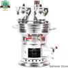 12 Liter Samovar 2 Pieces Aluminum Teapot Gift (Double Sprinkler Inner Brewing) Extra Inner Teapot, Strainer Turkish Samovar Tea Ceremony Tea Picnic