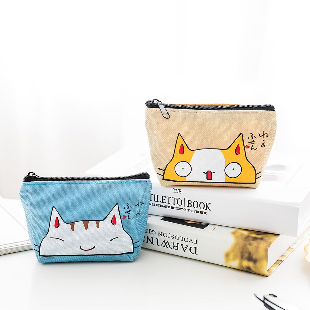 Cheap Cute Coin Purse Korean Cat Sauce Creative Hand Take Coin Key