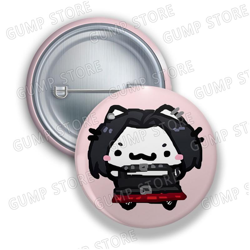 

Hot Cute Strawberry Cat Meow Meme Badges for Jewelry Accessories Bag Decor Adorable Kitten Button Brooch Pins Fans Friends Gifts