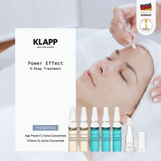 KLAPP Power Effect 5-Step Treatment (2ml*5) for skin care according to skin concerns, choose 1 of 4 types