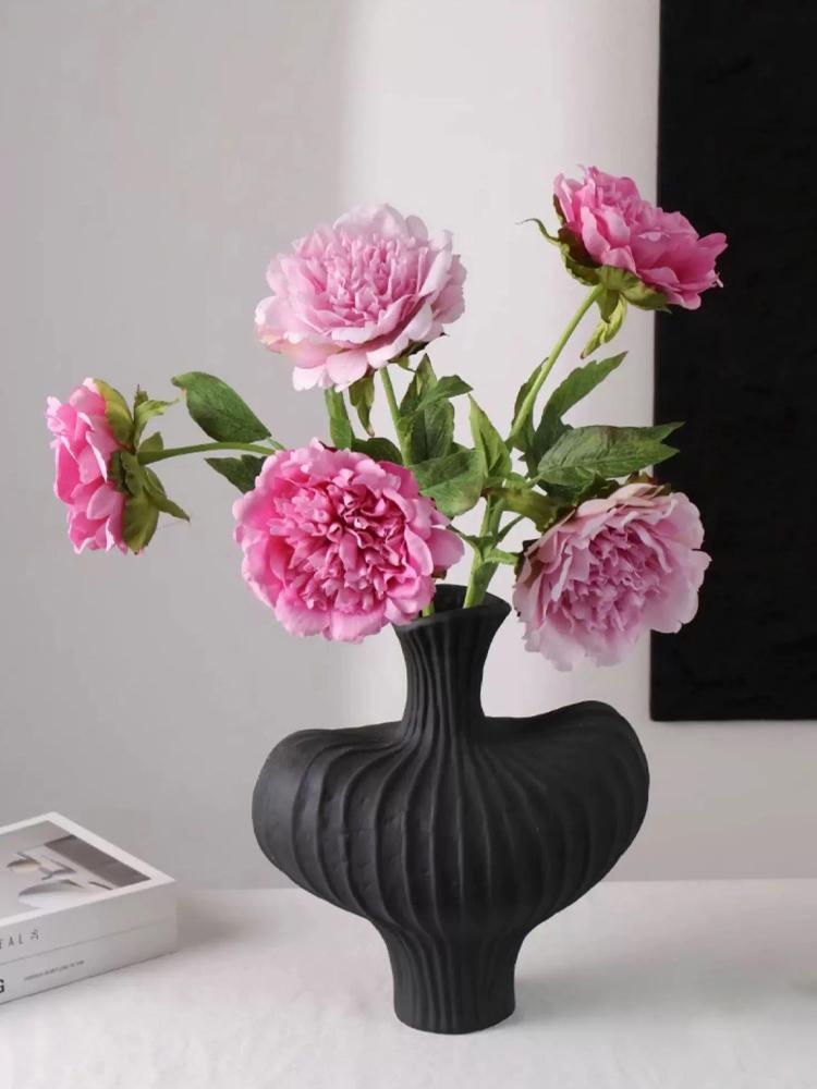Pink Peony Artificial Flowers Real Touch Large Silk Peony Artificial Flowers High Quality Wedding Home Decor