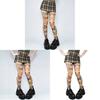 Large Size Y2k Girl Silk Stockings With Elastic Shaping And Animal Pattern For Youth