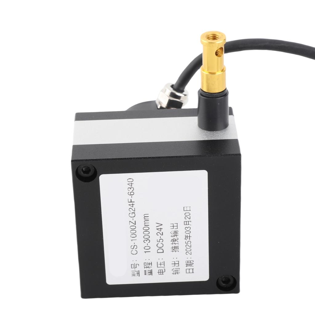 Dia. 38mm Seilzug-Encoder 10 bis 3000mm Bereich Inkrementaler Kabel-Encoder für Zylinder Prüfmaschinen DC8‑24V