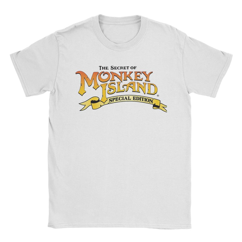 The Secret of Monkey Island Logo Tee Shirt for Men Women Printed T Shirts 100% Cotton Clothing