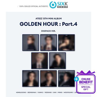 [Pre-order] ATEEZ [GOLDEN HOUR : Part.4] DIGIPACK VER. (Online Benefit)