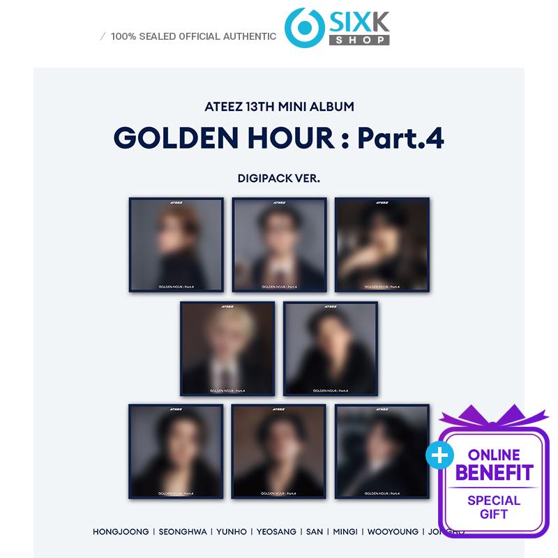 [Pre-order] ATEEZ [GOLDEN HOUR : Part.4] DIGIPACK VER. (Online Benefit)
