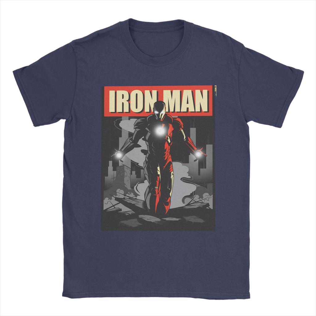 Avengers Iron Unisex TShirts for Unisex Funny 100 Cotton Tee Shirt Crew Neck Short Sleeve T Shirt Adult Clothing