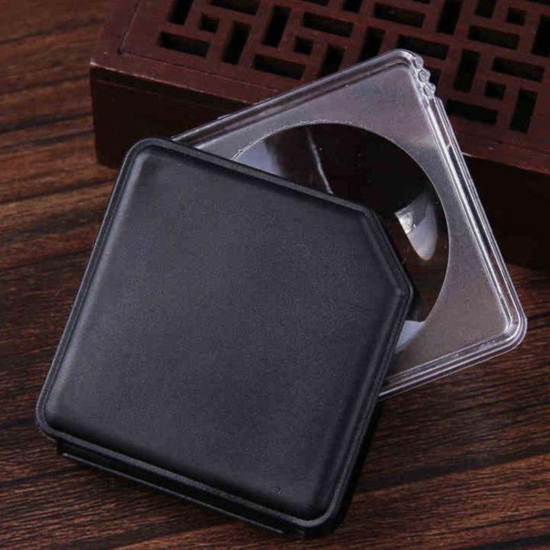 5X Mini Magnifying Glass Folding Pocket Magnifier Pull-out Pocket Magnifier for Reading Science Jewelry Books Outdoor