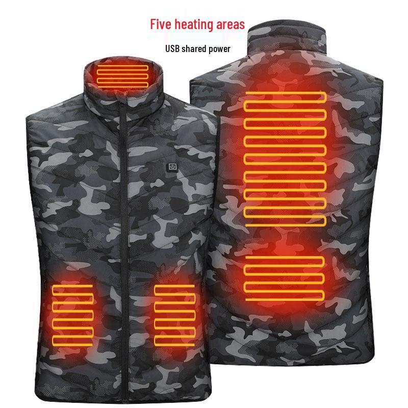 

Умный жилет с подогревом и USB-зарядкой - Унисекс, постоянная температура, повседневная одежда L