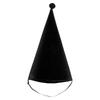 Cappello Conico di Velluto Fantasy Medievale per Adulti Costume da Nano Elfo Cappellino Copricapo Appuntito per Halloween Natale Festa in Maschera