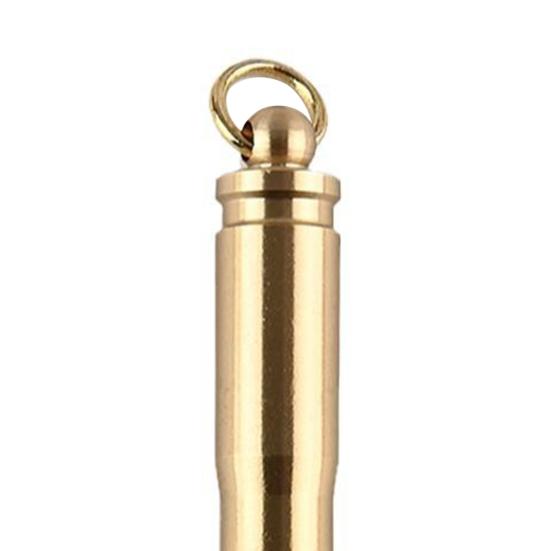Outdoor Necssery Mini Grip Pen Dry Quickly Brass Comtable Anti-oxidation Solid Brass Ballpoint Pen