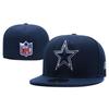 New Style Flat Brim Rugby Cap: American Sports League Baseball Hat