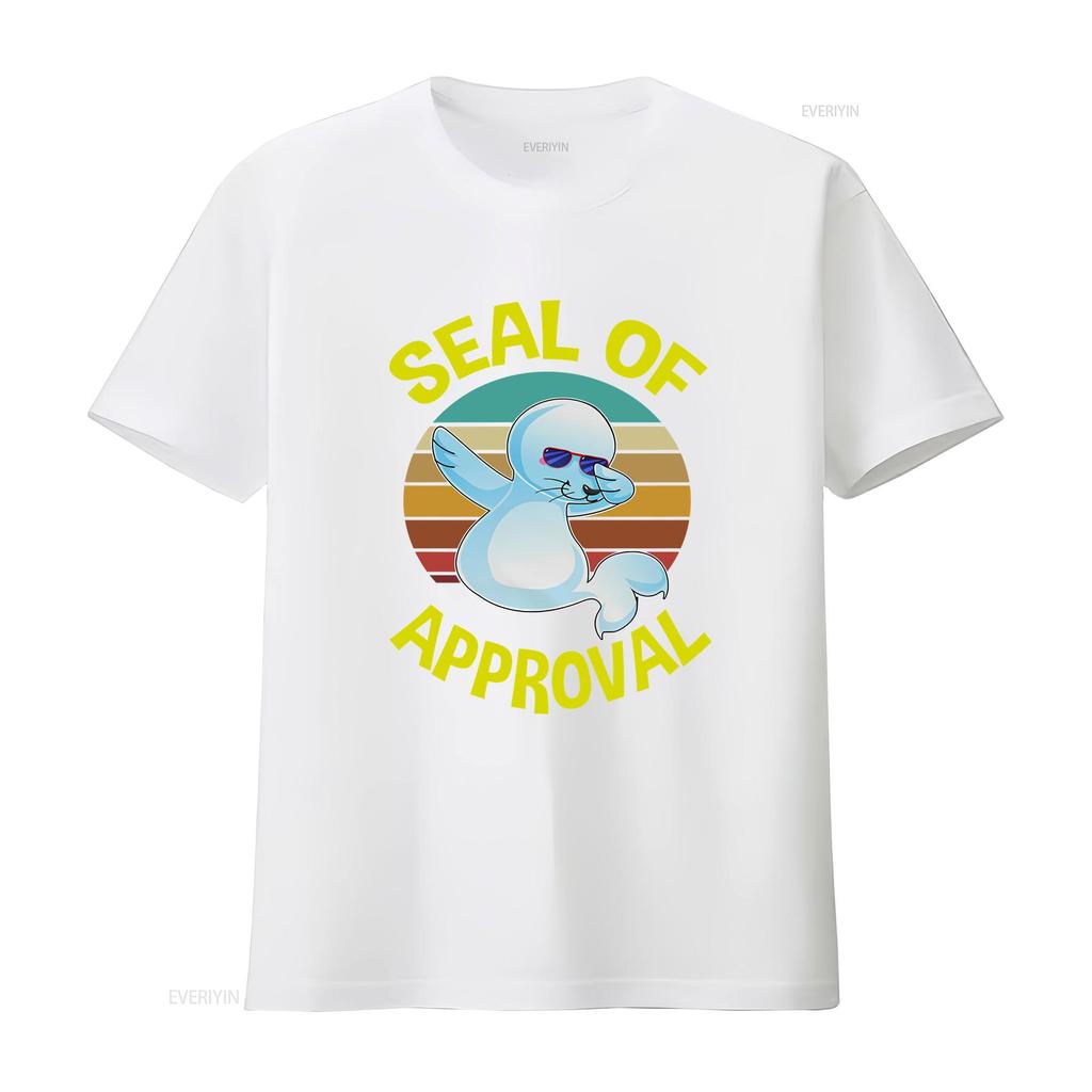 Siegel der Zustimmung T-Shirt Lustig Schweißliebhaber Wortspiele Baby Vintage Gewaschen Bequem Leicht Lässig Weich Grafik Unisex