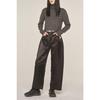 RECODE Vintage Satin Cutting Panel Pants_Rqpaa23518Bkx