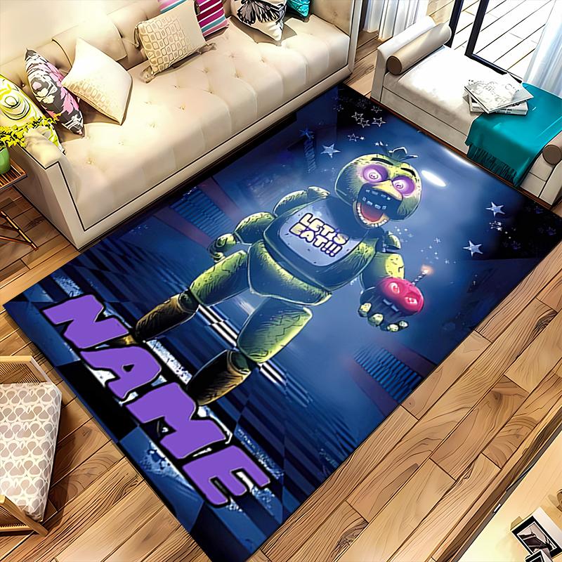 Custom personalization Five Nights at Freddy's Area Rug - Perfect For Kitchen, Bathroom,Laundry Room Decor Large Size Available,Gift All Seasons