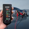 Heavy Duty Car Battery Load Tester 1000A Cranking Simulation Shock Resistant ABS Housing Clear LCD Display for Mechanic