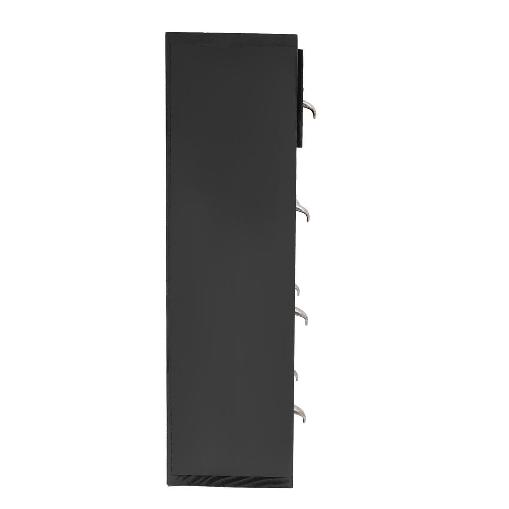 16 Schubladen Tischplatten-Aufbewahrungsorganizer - Schwarzes Apothekerschrank - Rustikaler Schreibtisch-Organizer für Kräuter-, Schmuck- und Bastelaufbewahrung