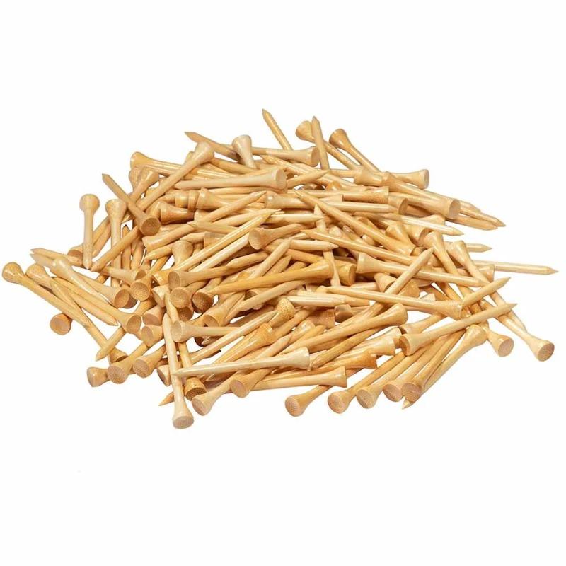 

50/100/200Pcs Tees Golf Tees Bamboo Tee Golf Balls Holder 4 Sizes 42mm,54mm,70mm,83mmAvailable Stronger than Wood Tees Drop Ship 42mm-10pcs