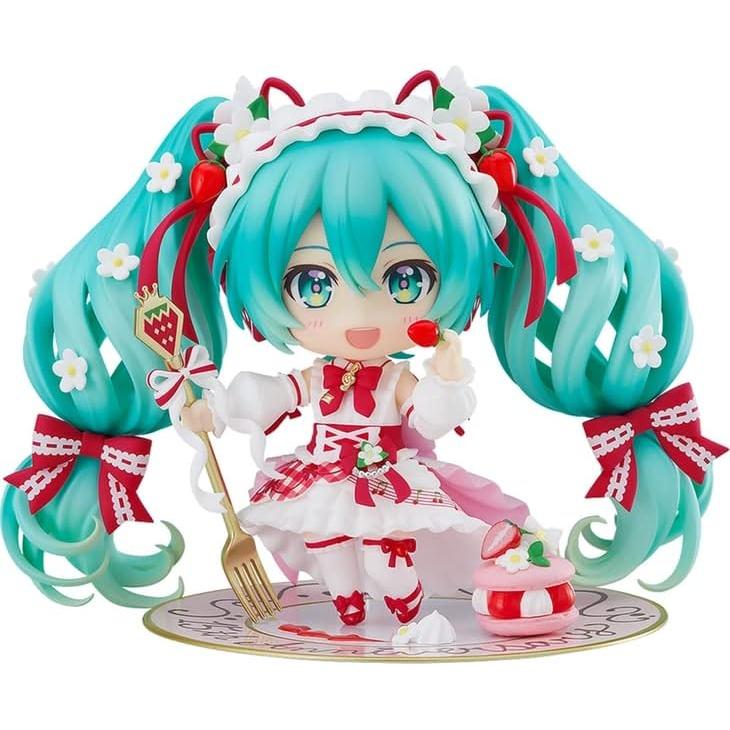 Nendoroid Hatsune Miku 15th Anniversary Ver. Plastic painted movable figure, non-scale, special pedestal included, visual acrylic stand drawn by En