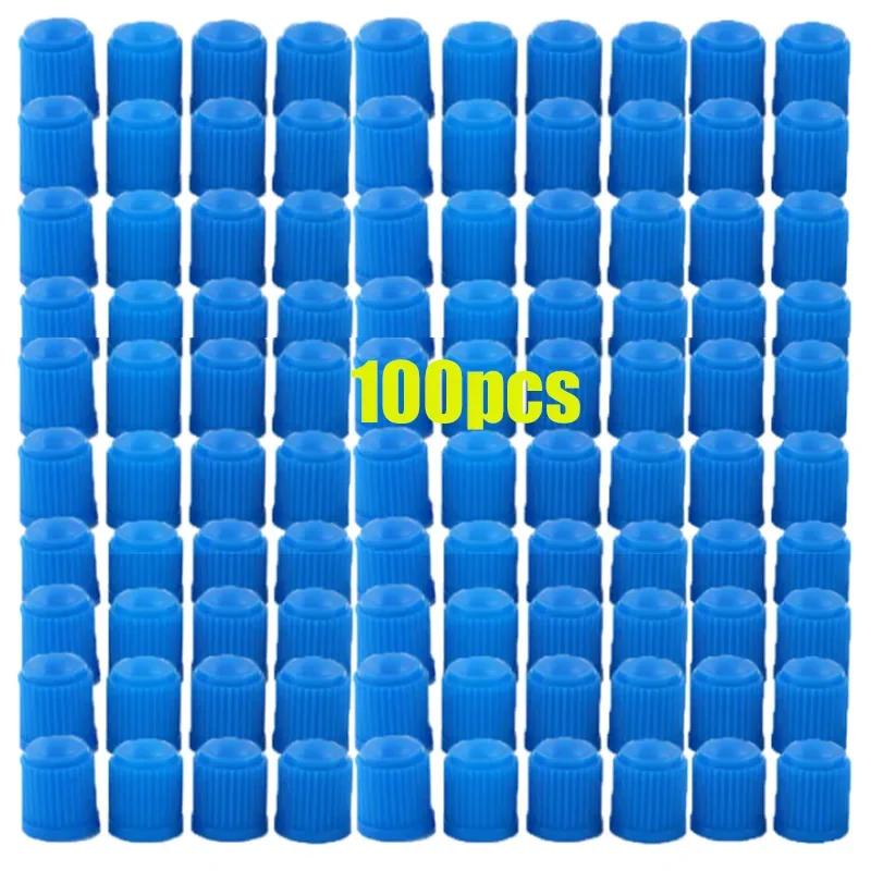 Car Tire Valve Caps 100 Pcs Motorcycle Bicycle Tyre Valve Caps Plastic Tire Stem Dust Cover Tire Stem Valve Caps Car Accessories