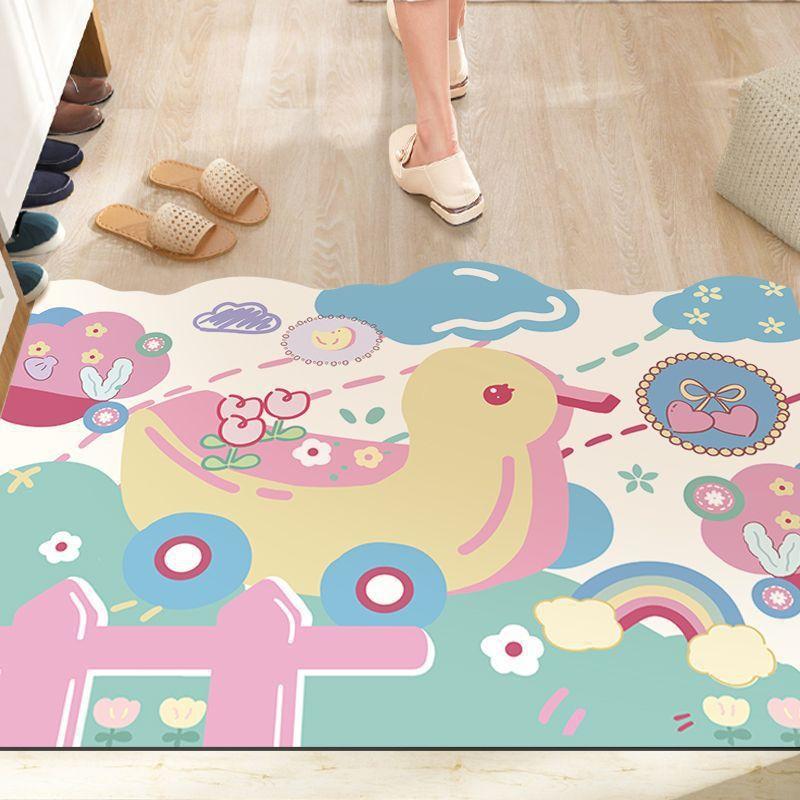 Cartoon Can Love The Home Door Mat Door Dirty Anti-slip Mat Into The Door Porch Can Be Cut Carpet