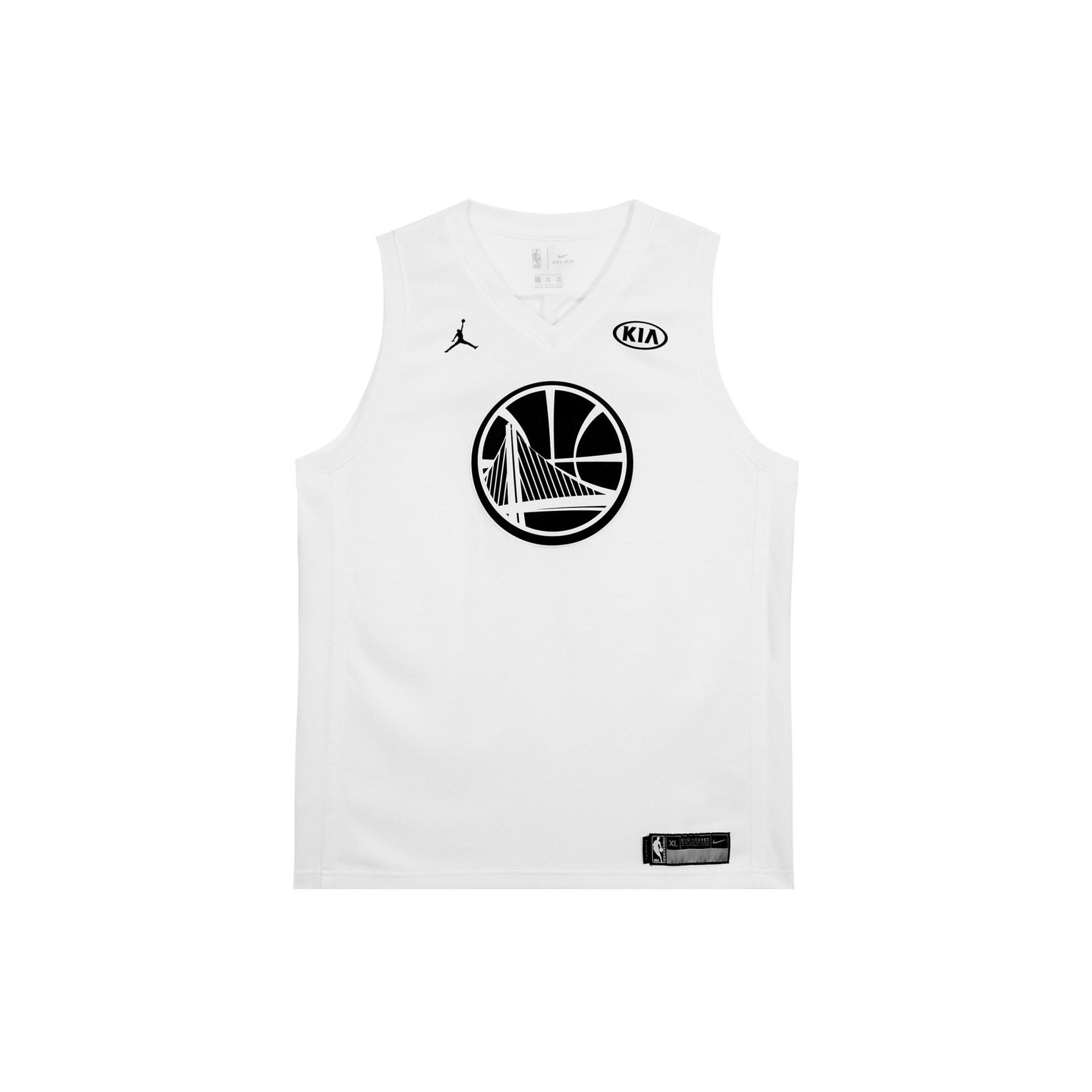 

Nike Basketball Jersey Golden State Warriors, KD Size 35 Unisex White 9Z2B7BY4P——DURANT XL