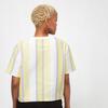 Y4441 Karl Kani SIGNATURE STRIPE CROP WIDE TEE TOP TSHIRT XS/S
