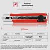 Woodpecker 25mm Heavy-Duty Utility Knife for Cutting Paper, Leather, and Wallpaper