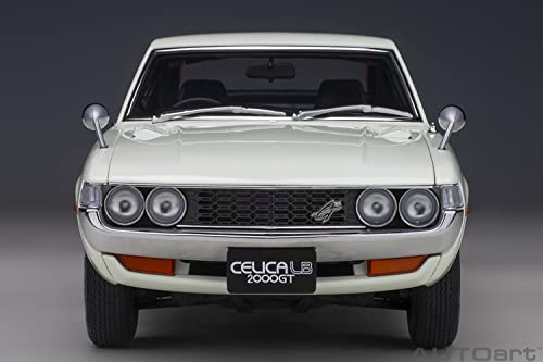 AUTOart 1/18 Scale Toyota Celica Liftback 2000GT (RA25) 1973 White Finished Product