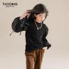 Trendiges Mädchen-Sweatshirt mit Puffärmeln und Rundhalsausschnitt