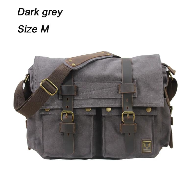 

Will Smith Canvas +Genuine Leather Men Messenger Bags Canvas Shoulder Bag Men Crossbody Bags Sling Casual Bag Satchel