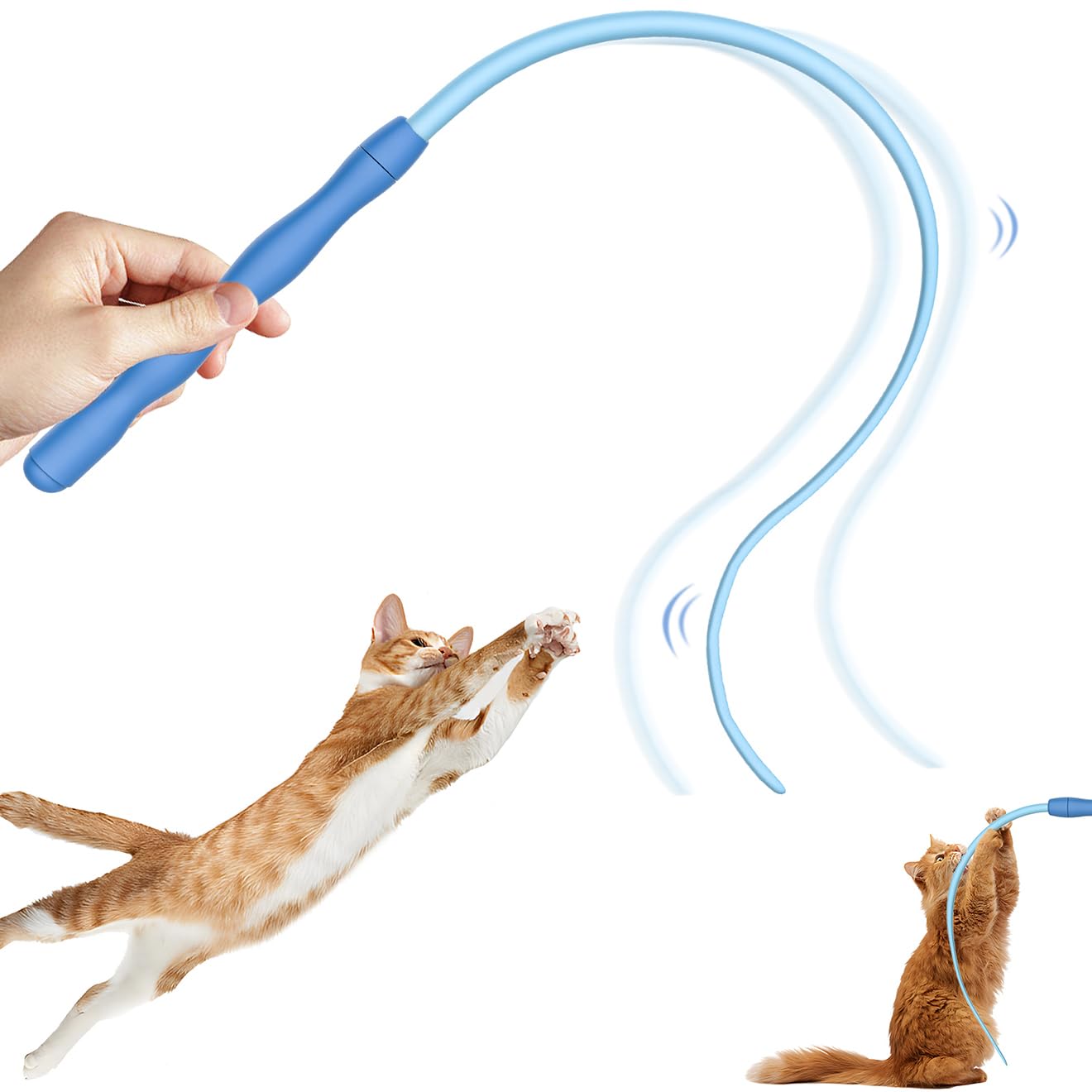 

Petcronies Cat Cat Popular Cat Toy with Helps Relieve Exercise and Satisfies Hunting Innate Features a Mouse Cat Play Favorite Teaser Toy, Teaser,