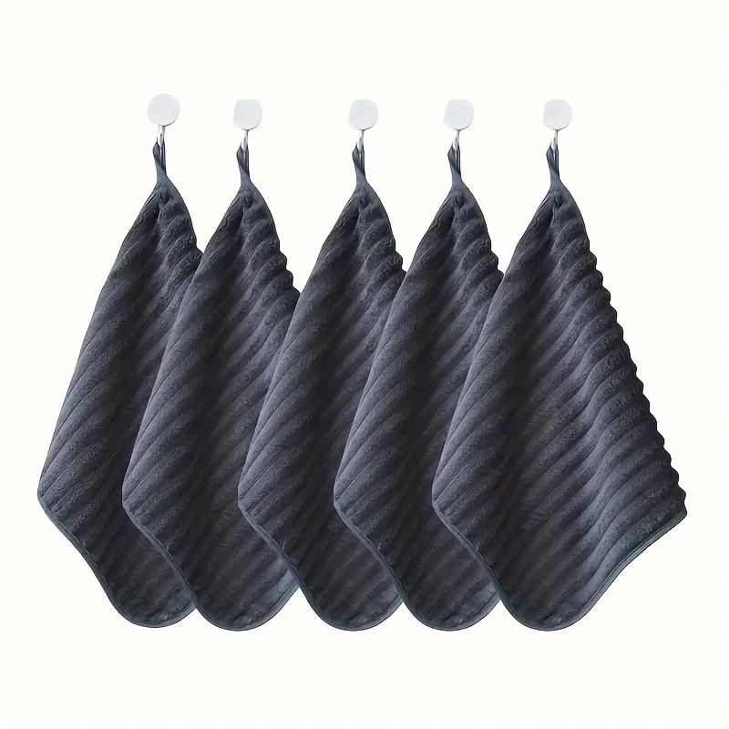 5pcs Luxury Soft Towel Set -Super Absorbent Quick-Dry Hand Towels-Multifunctional11.8*11.8Inches for Home Bathroom and Daily Use