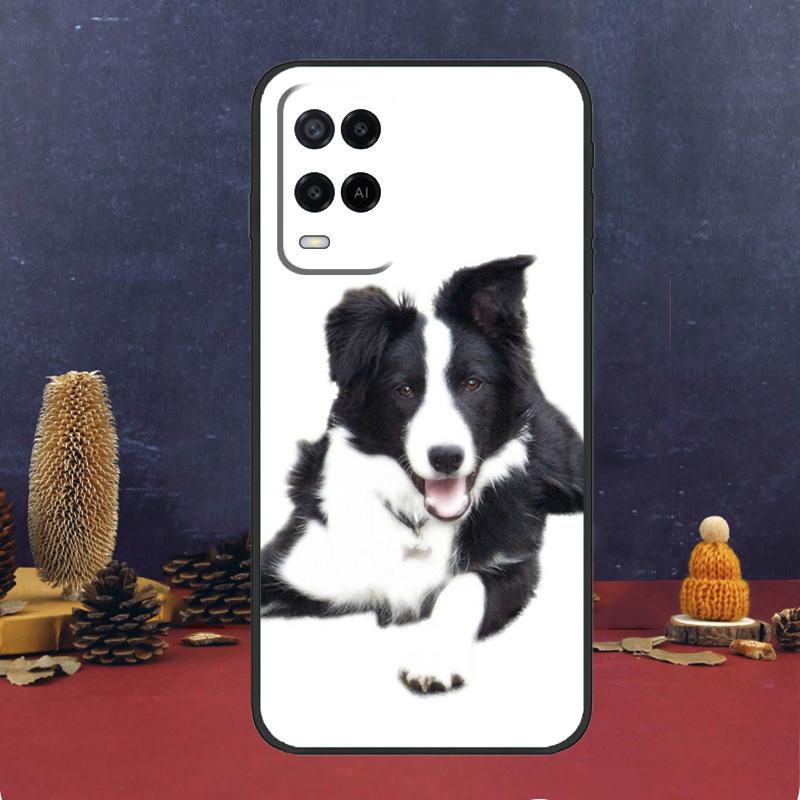 Border Collie Dog Case For Oppo A5 Pro A6 A15 A18 A38 A58 A78 A98 A54 A74 A94 A17 A57 A80 A60 A40 A16 A76 A96