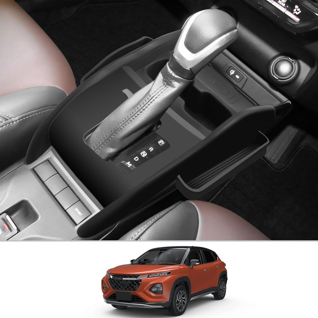 2025 Suzuki Fronx Console Box Dashboard Silicone Shift Panel Car Storage Interior Fronx Console Fronx Interior Prevents Shaking and Washable [CDEFG]