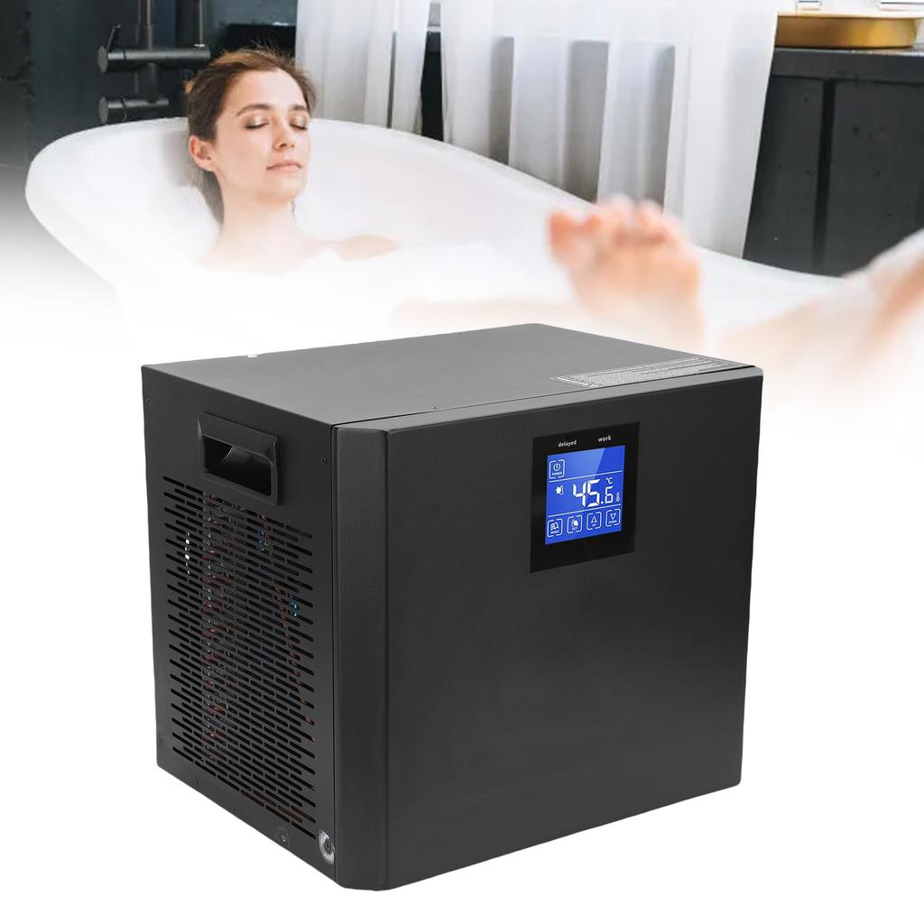 1/3 Horsepower Ice Bath Chiller 3 Modes Touchscreen Remote Control Built in Filter Pump Ice Bath Cooling System EU Plug 220V