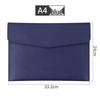 A4 Leather Magnetic File Bag with Custom Logo Options - Business Document Envelope Design in Multiple Specifications