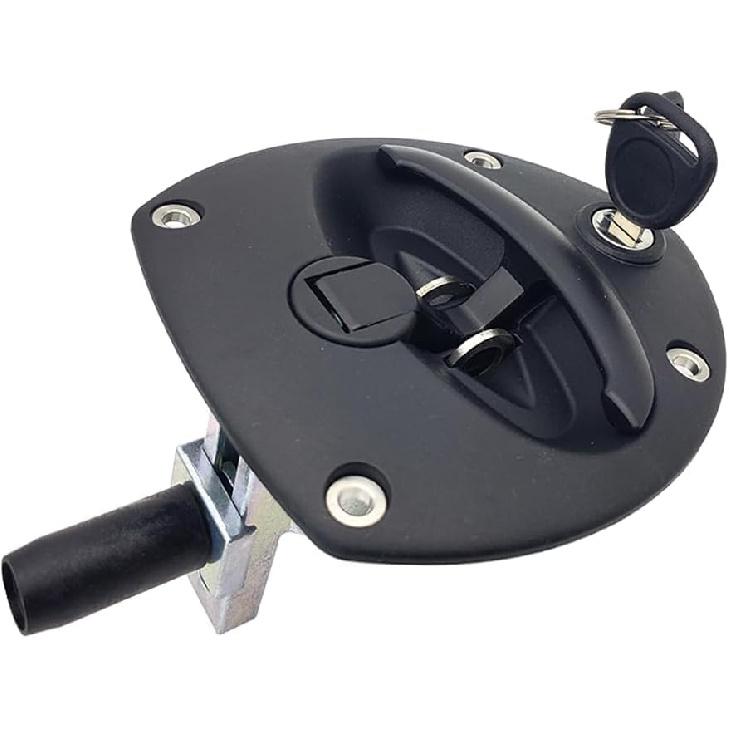 Door Latch T-Handle with 2 Keys Replacement for Cummins Kohler Generator 0406-0972-01