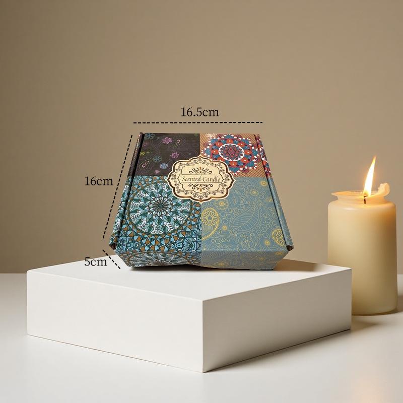 Scented Candle Tin with Dried Flowers - Long-Lasting, Romantic Fragrance for Bedroom & Home Odor Removal