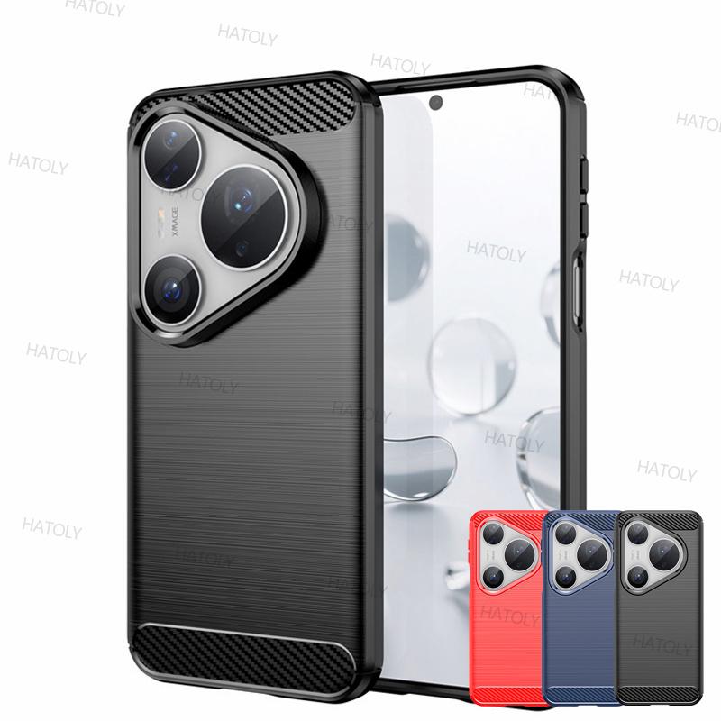 For Huawei Pura 80 Pro Case Huawei Pura 80 Pura 80 Pro Plus Ultra Cover Shockproof Anti-Slip Brushed TPU Protective Phone Cover