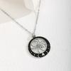 Black Silver Gothic Clavicle Chain Zinc Zinc Alloy Halloween Heart Choker Bat Wings Pendant Necklace  Casual
