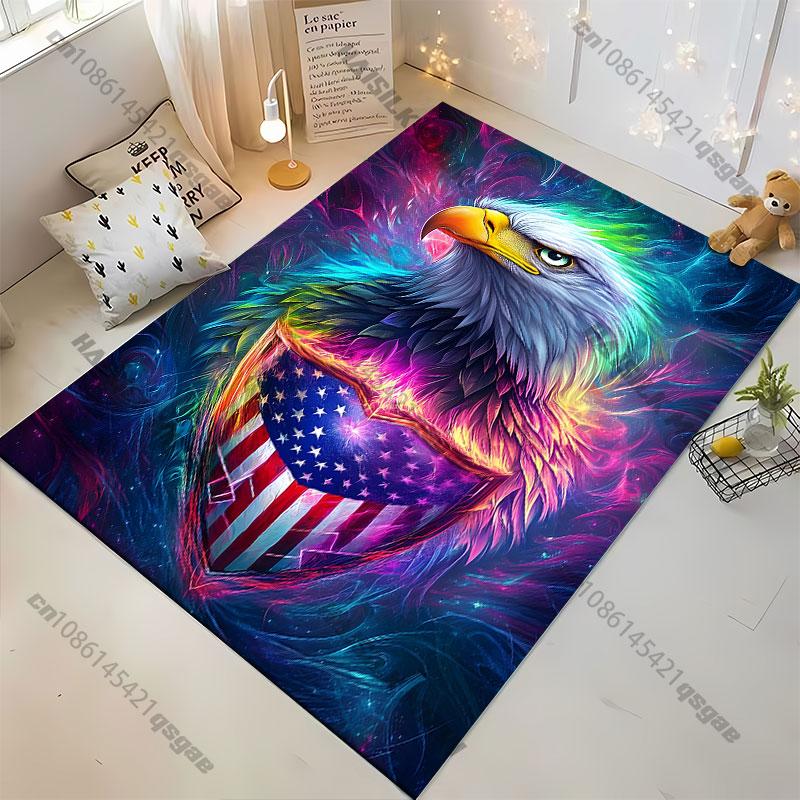 Eagle American flagcarpet Yoga living room room decor children's crawling mat doormat area rug games floor mat