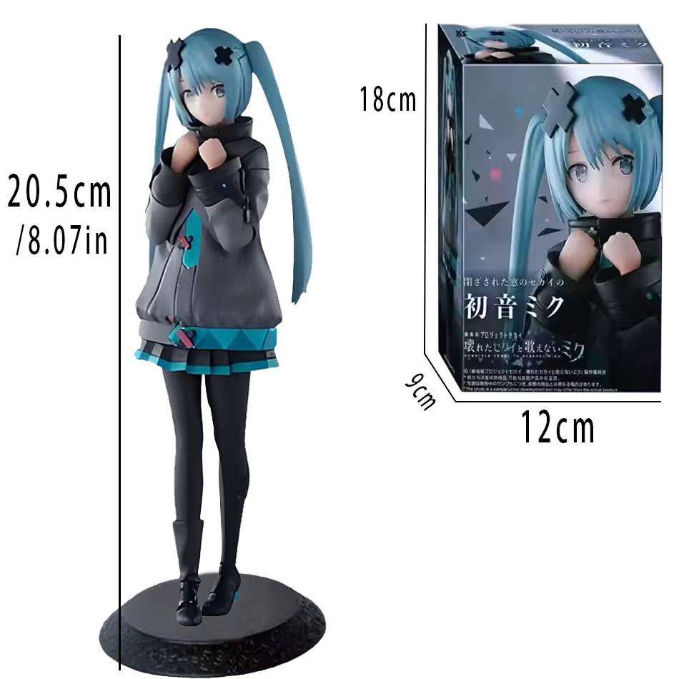 Anime SEAG Hatsune Miku Action Figures Movable Joints Contain The Props Desktop Decoration Collection PVC Model Toys Kids Gifts