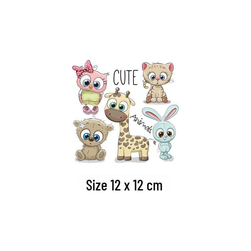 

Милые наклейки-наклейки с животными для детей - популярный и модный дизайн