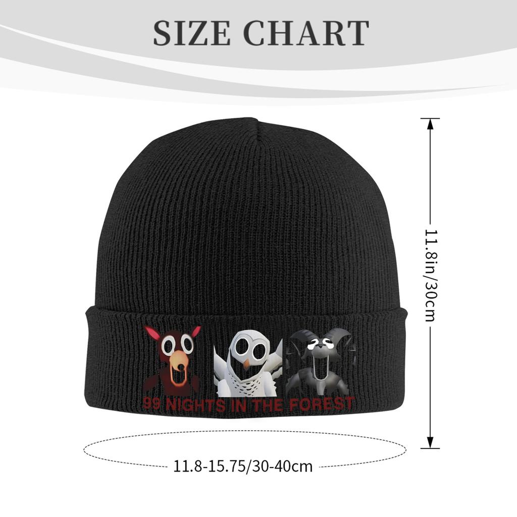 99 Nights in the Forest Knit Hat Beanie Hats Hippie Elastic Unisex Adult Bonnet Hats Autumn Winter Funny Caps Gift