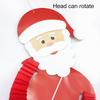 Christmas Cartoon Style Cute Home Decoration Store Window Display Santa Claus Style Christmas Tree Ornaments 1PC/3PCS