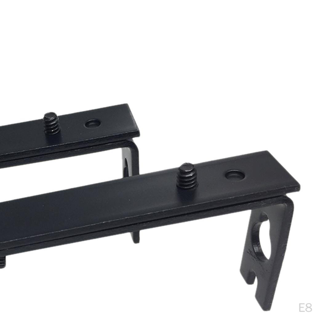 10-13cm Adjustable Curtain Rod Bracket Wall Mounted Drapery Pole Holder