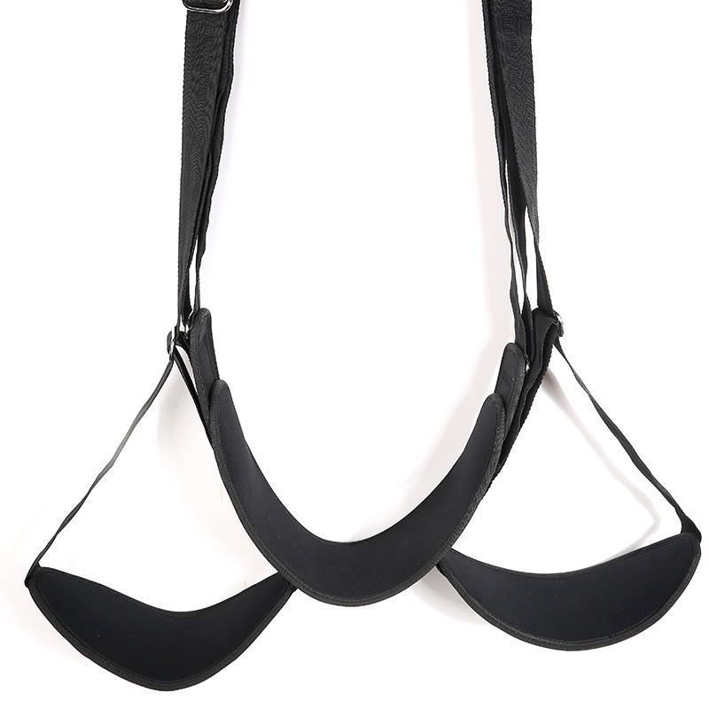 Carmen Swing with Cushion Doorway Restraint & Leg Spreader - Couple's BDSM Alternative