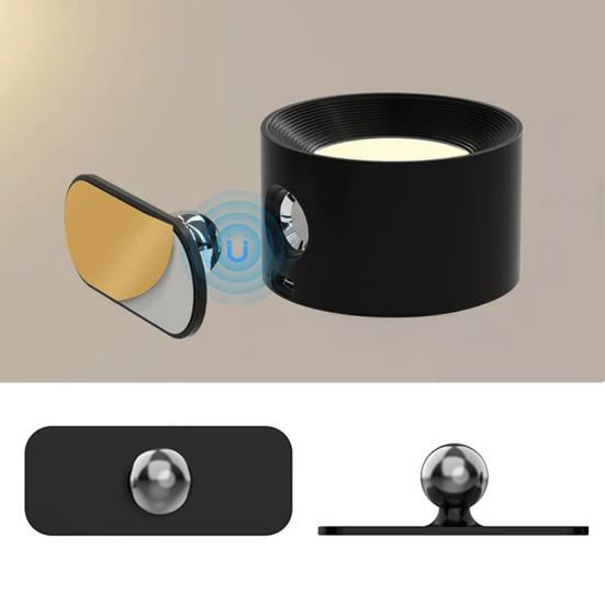 Wireless Wall Lamp with Remote Control Dimmable Easy Installation USB Rechargeable Wall Mounted Sconces LED Wall Light